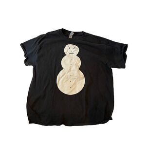 Gildan Snowman T-Shirt Mens XL